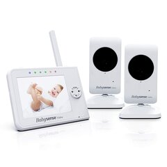 Mobiilne beebimonitor Babysense V35 koos 2 kaameraga hind ja info | Beebimonitorid | kaup24.ee