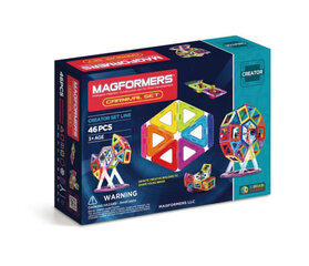 Magnetiline konstruktor Magformers Karneval, 46- osaline hind ja info | Klotsid ja konstruktorid | kaup24.ee