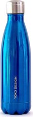 Joogipudel Yoko Design Shiny 500 ml, sinine цена и информация | Термосы, термокружки | kaup24.ee