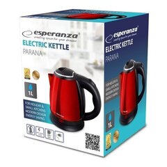 Чайник Esperanza EKK028R 1.0L 1350W цена и информация | Электрочайники | kaup24.ee