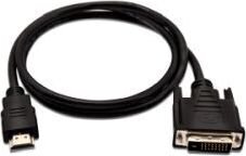 HDMI-DVI Kaabel V7 V7HDMIDVID-01M-1E 1 m цена и информация | Кабели и провода | kaup24.ee