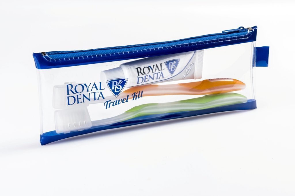 Reisikomplekt Royal Denta Travel Kit Silver, 2 tk цена и информация | Suuhügieen | kaup24.ee