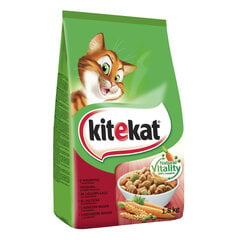 Kitekat kuivtoit veiseliha ja köögiviljadega, 1,8 kg цена и информация | Сухой корм для кошек | kaup24.ee