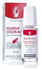 Mavala Pealislakk Color-Matt 10 ml hind ja info | Küünelakid, küünetugevdajad | kaup24.ee