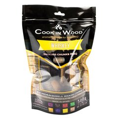 Viski suitsutamisklotsid, Cook In Wood, Whiskey BBQ chunks, 500 g цена и информация | Коптильни, аксессуары | kaup24.ee