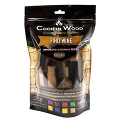 Блоки для копчения Вино Fino, Cook In Wood, Fino Wine BBQ chunks, 500г цена и информация | Коптильни, аксессуары | kaup24.ee