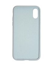 Full protection Set - silikoonist ümbris - hall (ice grey) + ekraani kaitseklaas Privacy telefonile iPhone X/XS hind ja info | Telefoni kaaned, ümbrised | kaup24.ee