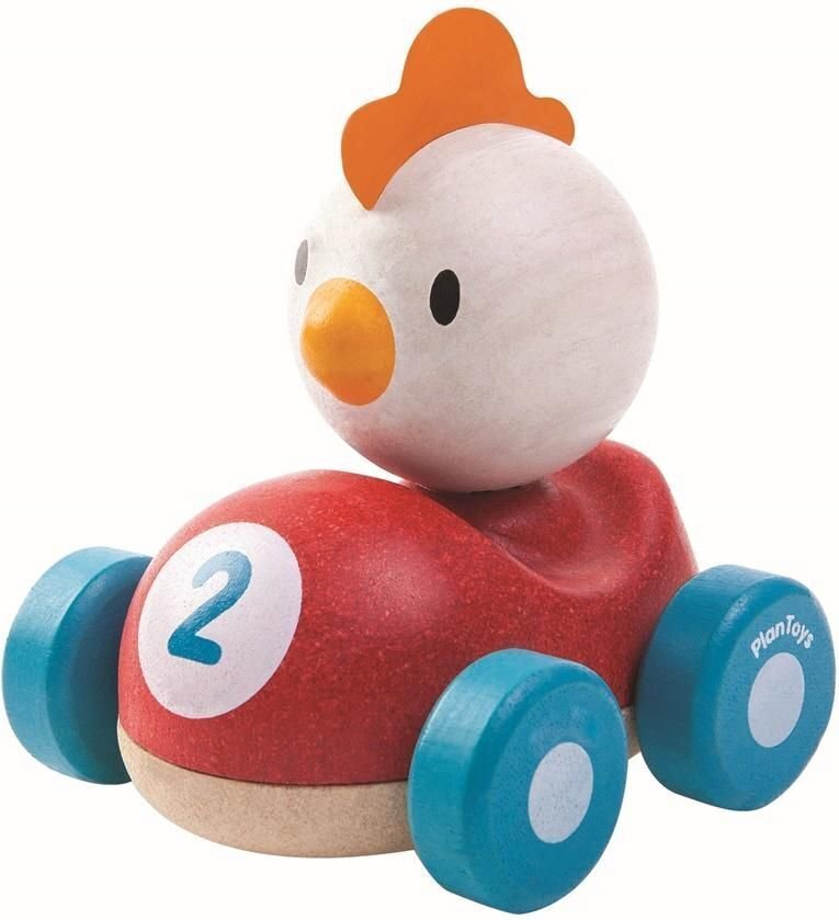 Arendav mänguasi PlanToys Chicken Racer цена и информация | Arendavad mänguasjad | kaup24.ee