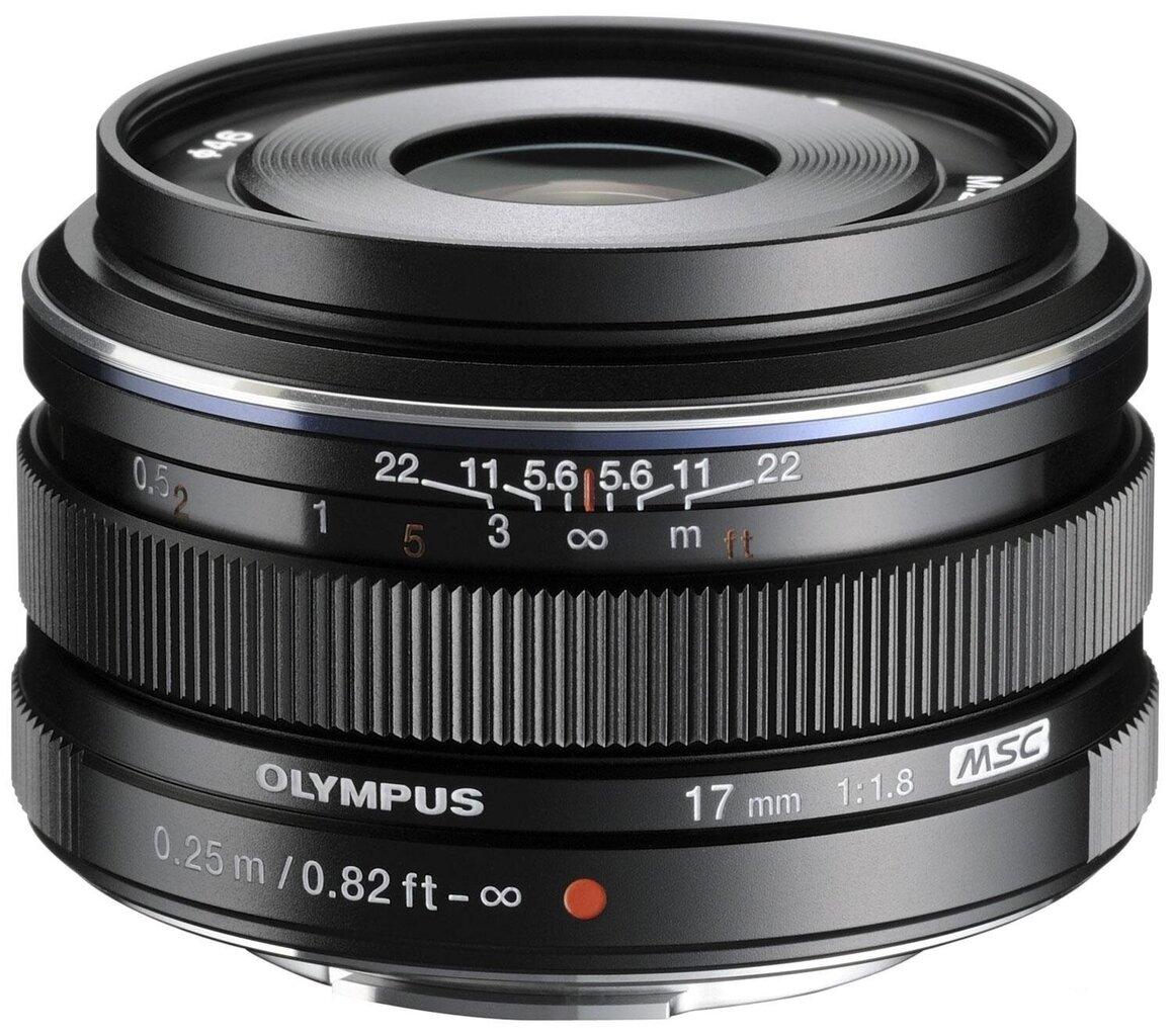 M.Zuiko Digital 17mm f/1.8, black цена и информация | Objektiivid | kaup24.ee