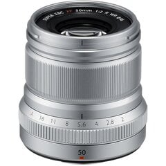 Fujinon XF 50mm f/2 R WR lens, silver hind ja info | Filtrid fotoaparaatidele | kaup24.ee