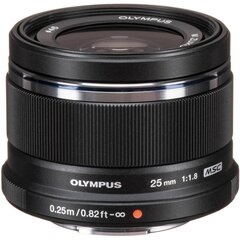 Olympus M.ZUIKO DIGITAL 25mm F1.8 (Black) hind ja info | Objektiivid | kaup24.ee