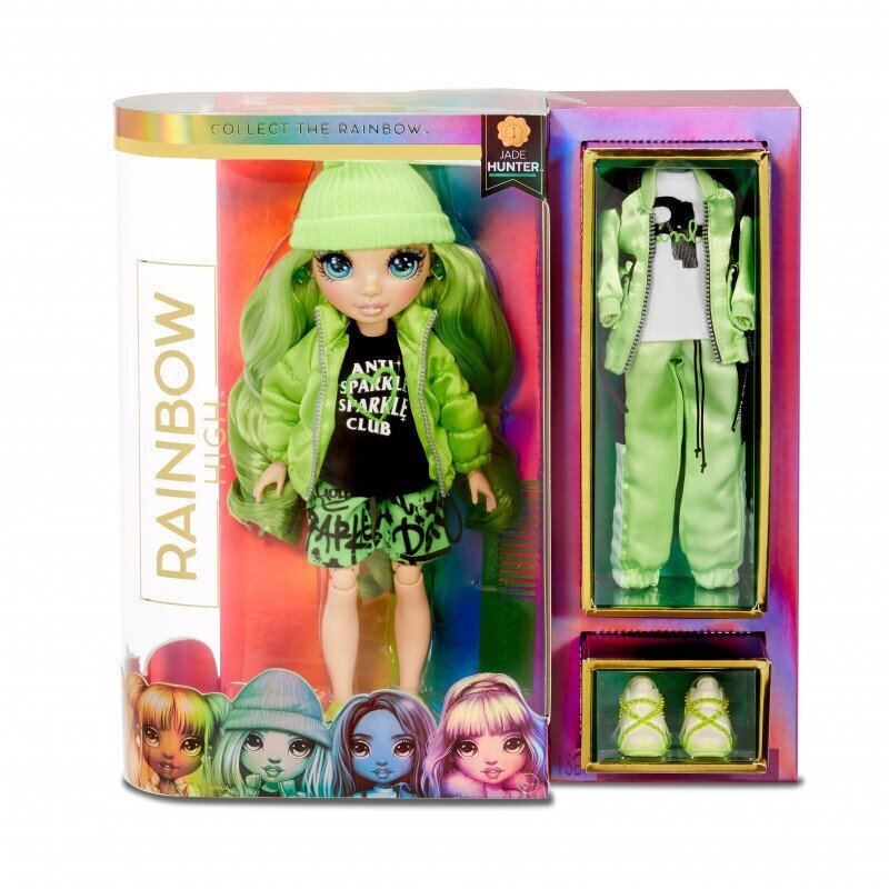 Moodne nukk MGA Rainbow High Jade Hunter цена и информация | Tüdrukute mänguasjad | kaup24.ee