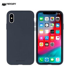 Чехол Mercury Goospery "Silicone Case" Apple iPhone 11 темно синий цена и информация | Чехлы для телефонов | kaup24.ee