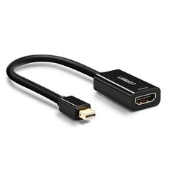 Переходник Ugreen MD112 DisplayPort - HDMI, 4 K, черный цена и информация | Адаптеры и USB-hub | kaup24.ee