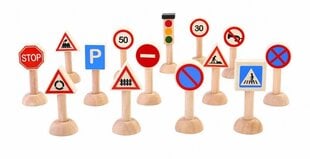Komplekt PlanToys Set of Traffic Signs & Lights hind ja info | PlanToys Lapsed ja imikud | kaup24.ee