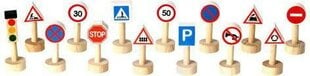 Komplekt PlanToys Set of Traffic Signs & Lights hind ja info | PlanToys Lapsed ja imikud | kaup24.ee