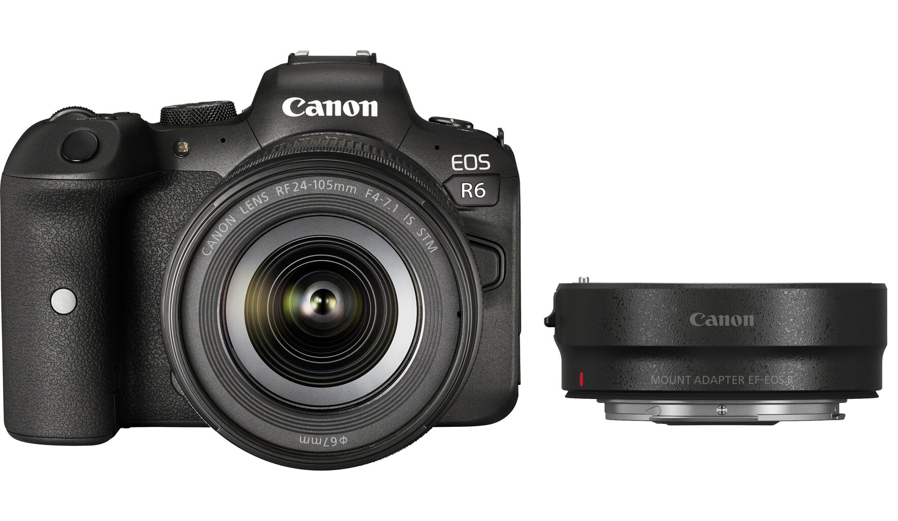 Canon EOS R6 + RF 24-105mm F4-7.1 IS STM + Mount Adapter EF-EOS R hind ja info | Fotoaparaadid | kaup24.ee