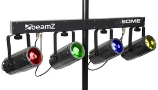Valguskomplekt 4x 57 RGBW LED-i Beamz 4-Some цена и информация | Праздничные декорации | kaup24.ee