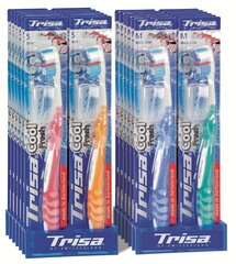 Зубная щетка (средней твердости с крышкой) Trisa Cool & Fresh 1 шт. цена и информация | Для ухода за зубами | kaup24.ee