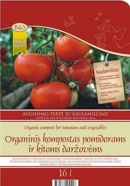 Orgaaniline kompost tomatitele ja teistele köögiviljadele цена и информация | Muld, turvas, kompost | kaup24.ee