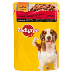 Pedigree koeraeine veiselihaga, tükid tarrendis, 100 g цена и информация | Консервы для собак | kaup24.ee