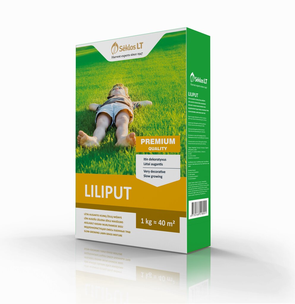 Aeglaselt kasvav murutaimede segu Liliput, 100 g цена и информация | Murusegud | kaup24.ee