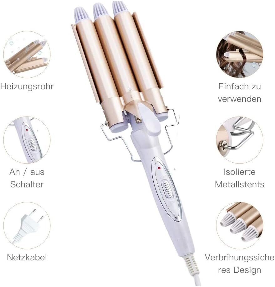 3 barreliga lokitangid, 22 mm lokitangid, reguleeritav temperatuur цена и информация | Viimistlusvahendid juustele | kaup24.ee