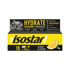 Таблетки Isostar Hydrate & Perform Powertabs Lemon (10x12 г) цена и информация | Энергетики | kaup24.ee