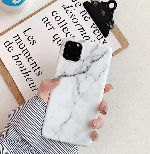 Telefoniümbris Wozinsky Marble telefonile iPhone 11 Pro Max, Valge цена и информация | Telefoni kaaned, ümbrised | kaup24.ee