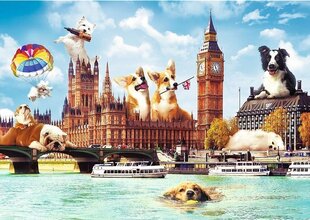 Головоломка Trefl Funny Cities - Dogs In London, 1000 д. цена и информация | Пазлы | kaup24.ee