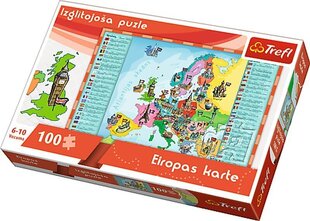 Pusle Trefl Map of Europe 100 tk. (LV) hind ja info | Pusled | kaup24.ee