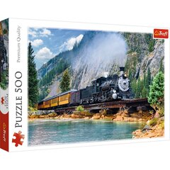 Головоломка Trefl Puzzle Горный поезд, 500 д. цена и информация | Пазлы | kaup24.ee