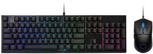 Klaviatuur Cooler Master MS-110-KKMF1-US, must цена и информация | Клавиатуры | kaup24.ee