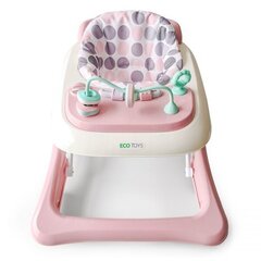 Ходунки Ecotoys, Pink Pastel цена и информация | Ходунки | kaup24.ee