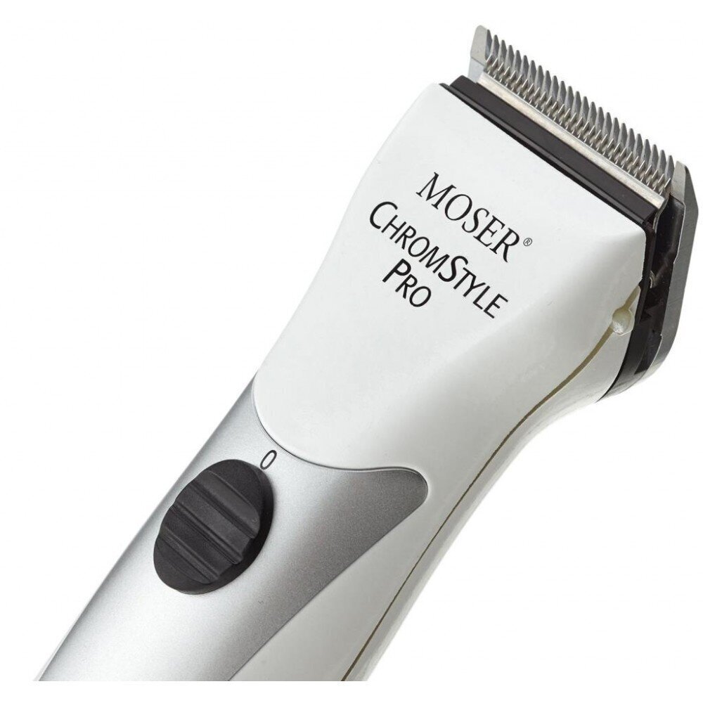 MOSER Professional Cordless hair clipper CHROMSTYLE PRO White - Juukselõikusmasin, valge цена и информация | Juukselõikusmasinad, trimmerid | kaup24.ee