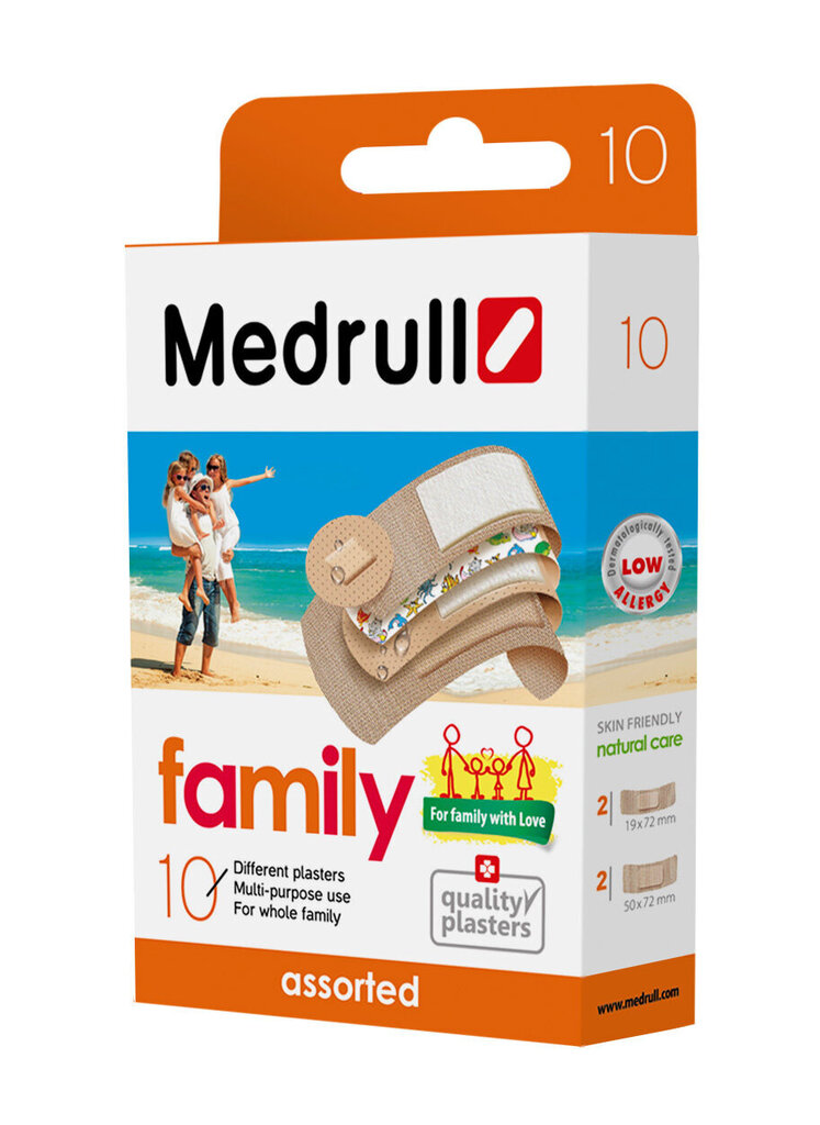 Plaaster Medrull FAMILY Pack N10 hind ja info | Esmaabi | kaup24.ee