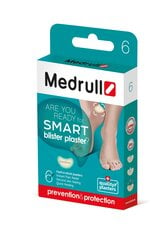 Medrull гидроколлоидный пластырь от влажных мозолей "Smart blister medium", 6шт. цена и информация | Аптечки | kaup24.ee