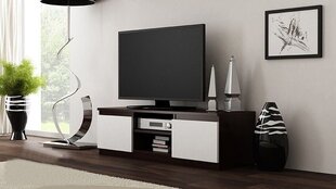 ТВ столик 4560559 120cм, темно-коричневый/белый цена и информация | Тумбы под телевизор | kaup24.ee