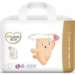 Mähkmed Mulimi L 9-14 kg, 40tk цена и информация | Подгузники | kaup24.ee