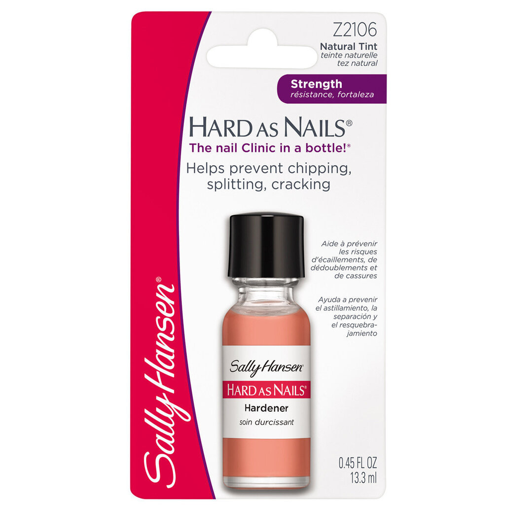 Sally Hansen Hard As Nails Hardener küünelakk 13,3 ml, Clear hind ja info | Küünelakid, küünetugevdajad | kaup24.ee