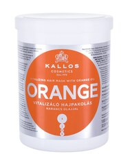 Juuksemask Kallos Cosmetics Orange, 1000 ml hind ja info | Maskid, õlid, seerumid | kaup24.ee