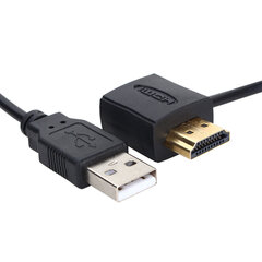 Разъем HDMI Male To HDMI Female Адаптер 50 см USB 2.0 Зарядное устройство Кабель питания HDMI кабель цена и информация | Аксессуары для Smart TV | kaup24.ee