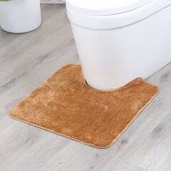 WC-poti esine vaip Benedomo, 55x55 cm, pruun цена и информация | Аксессуары для ванной комнаты | kaup24.ee