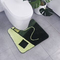 WC-poti esine vaip Benedomo, 60x55cm, pruun/hall hind ja info | Vannitoa sisustuselemendid ja aksessuaarid | kaup24.ee