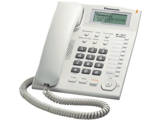 Panasonic KX-TS880FXW, valge hind ja info | Lauatelefonid | kaup24.ee