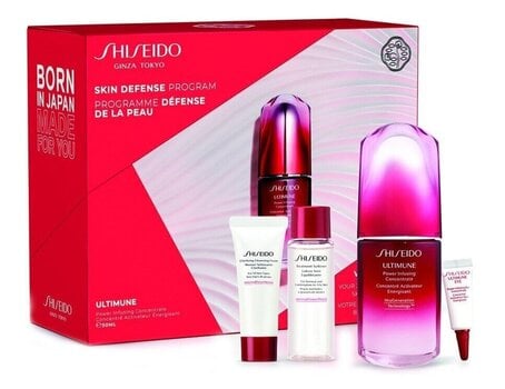 Косметический набор Shiseido Ultimune Value цена и информация | Сыворотки для лица, масла | kaup24.ee