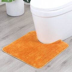 WC-poti esine vaip Benedomo, 55x55, oranž цена и информация | Аксессуары для ванной комнаты | kaup24.ee