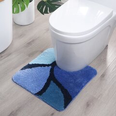 WC-poti esine vaip Benedomo 50x50, sinine hind ja info | Vannitoa sisustuselemendid ja aksessuaarid | kaup24.ee