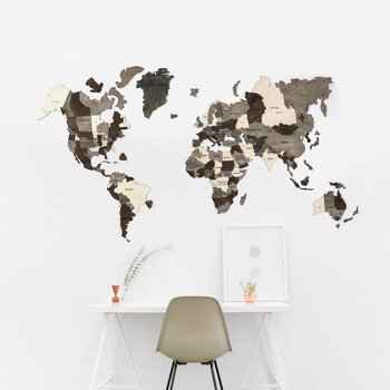 Деревянная карта мира цена и информация | Картины, живопись | kaup24.ee