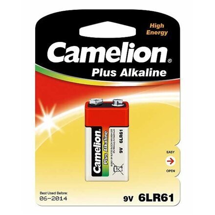 Camelion patarei Plus Alkaline, 9 V, 6LR61, 1 tk hind ja info | Patareid | kaup24.ee